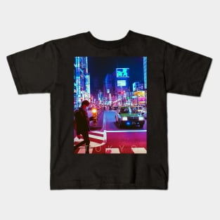 Tokyo at Night Kids T-Shirt